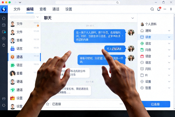 成功切换为中文后的Telegram电脑版主界面全貌截图
