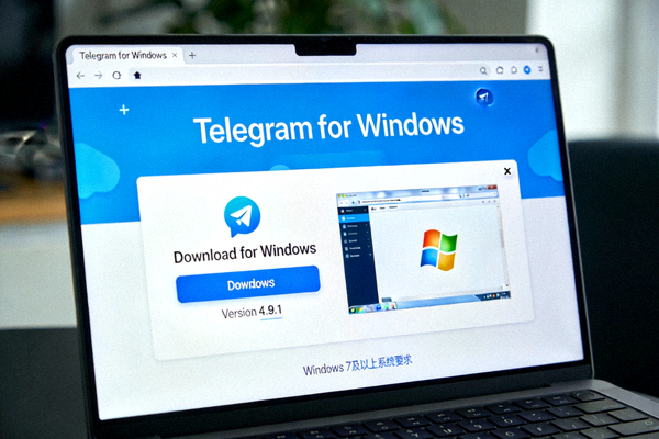 Telegram官方网站Windows客户端下载页面截图